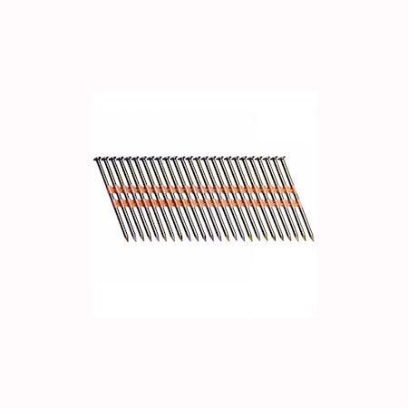 Grip-Rite Collated Framing Nail, 3 in L, 11 ga, Hot Galvanized, Round Head, 21 Degrees, 4000 PK GR408HG